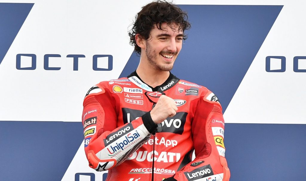 Francesco Bagnaia extends contract with Ducati up to 2024