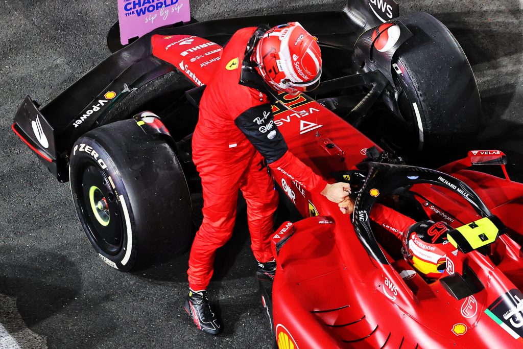 Leclerc Sainz Ferrari