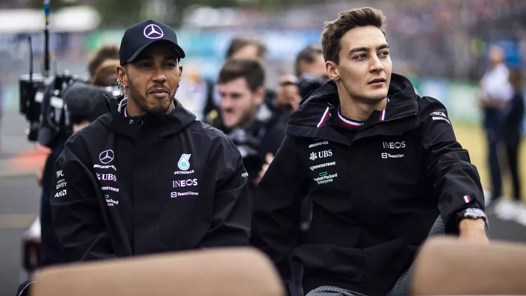 Lewis Hamilton George Russell 2022