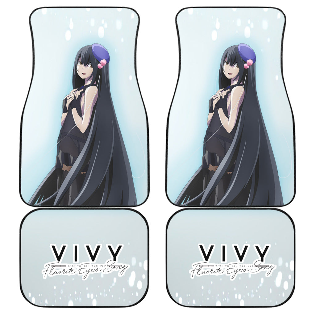 Vivy: Fluorite Eye’s Song Car Floor Mats, Ophelia Car Floor Mats, Anime Car Accessories
