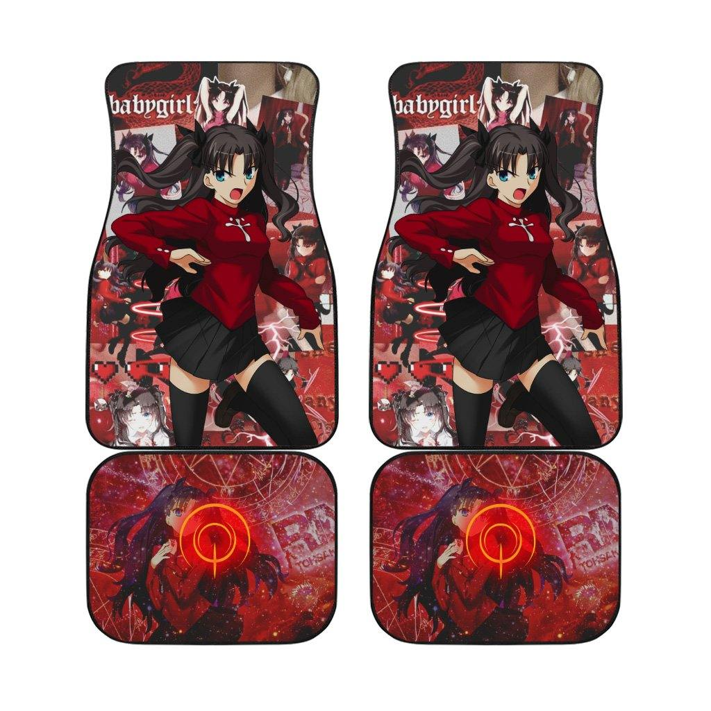 Fate/Stay Night Car Floor Mats, Rin Tohsaka Car Floor Mats, Anime Car Accessories
