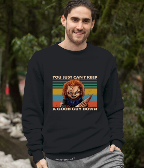 Chucky Vintage T Shirt, You Just Can't Keep A Good Guy Down T Shirt, Horror Character Shirt, Halloween Gifts
