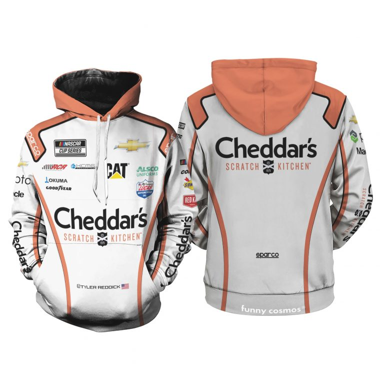 Tyler Reddick Nascar 2022 Shirt Hoodie Racing Uniform Clothes Sweatshirt Zip Hoodie Sweatpant
