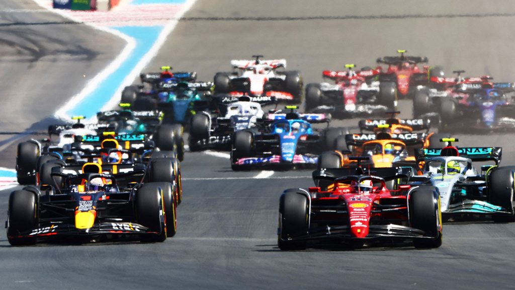 Race numbers for F1 racers in the 2023 season