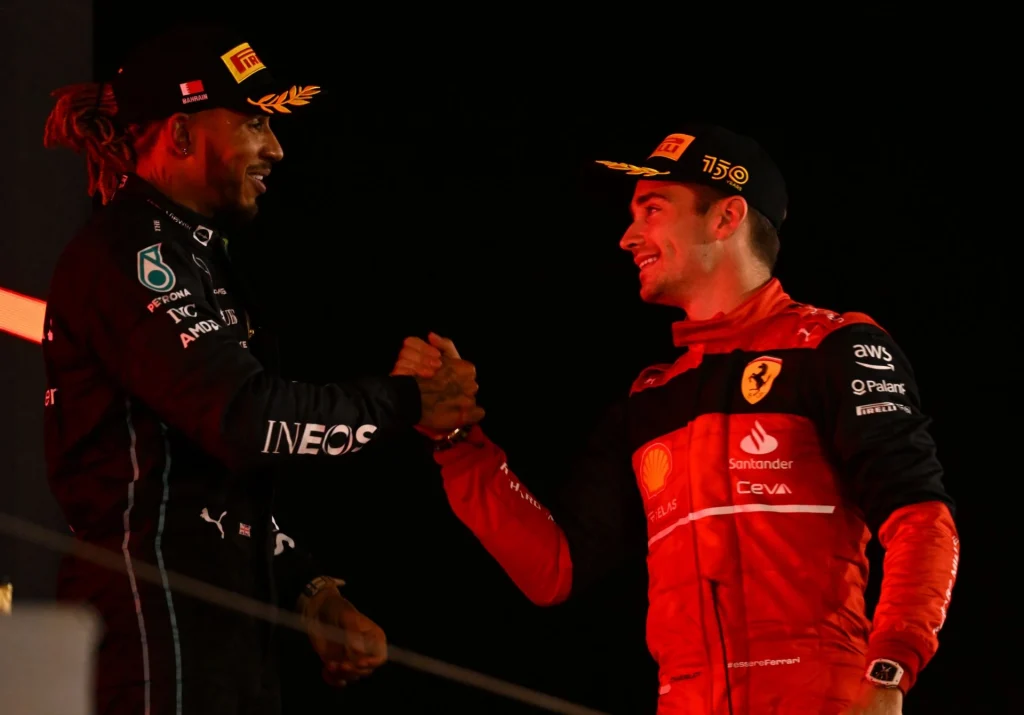 Charles Leclerc Lewis Hamilton F1