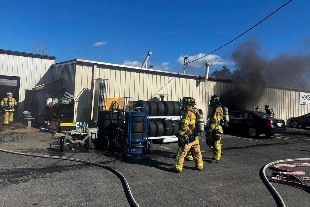 Reaume Brothers NASCAR fire damage