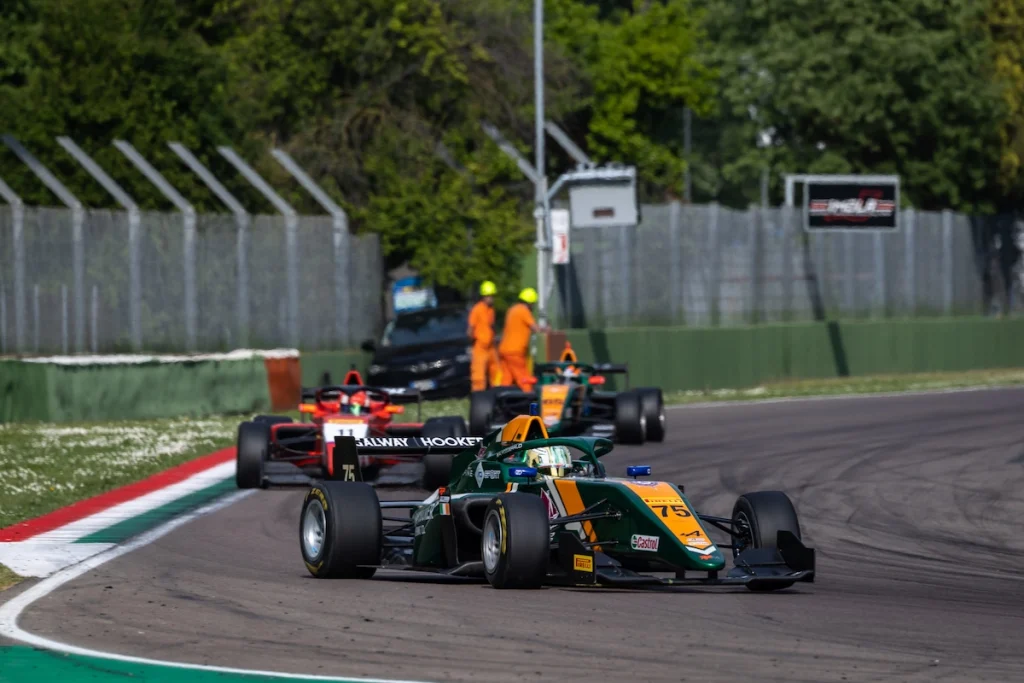 FRECA racer spinal injuries in Imola