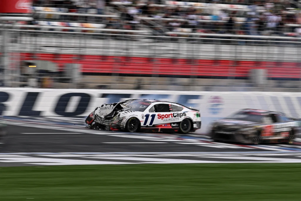 Denny Hamlin NASCAR crash